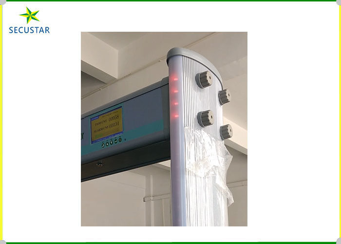 Détecteur de métaux léger sain d'arcade d'alarme avec la diagonale d'individu/fonction de calibrage fournisseur
