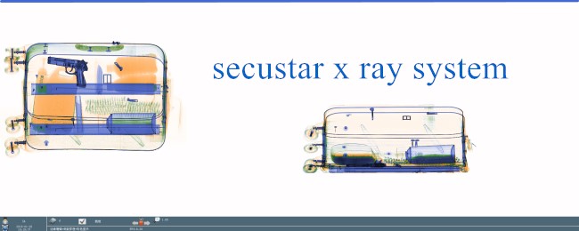 Facile actionnez le scanner de bagage de X Ray, machine de Dual View X Ray d'affichage de HD 1