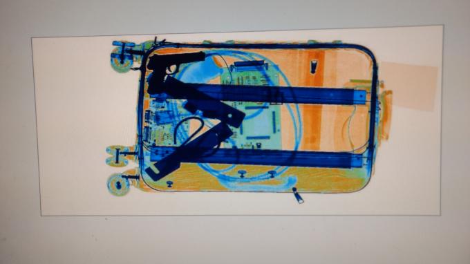 Scanner simple des bagages X Ray de convoyeur d'énergie avec des images claires élevées de couleur 1
