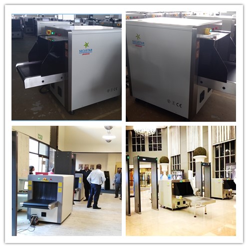 Sécurité dans les aéroports vérifiant les images 40AWG de couleur de la machine 7 de scanner de bagages de X Ray 0